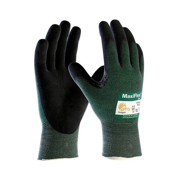 Pip Gloves, Cut Level A2 ,Foam Nitrile ,Sandy ,2XL 1 PR 34-8743V/XXL
