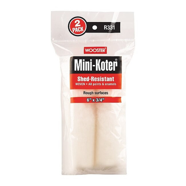 Wooster Woven Paint Roller Cover,Rough,6" L R331-6