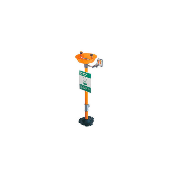 Guardian Equipment Emergency Eye Wash Pedestal Mounted - Plastic Bowl G1825P