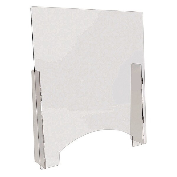 Deflecto Sneeze Guard,Polycarbonate,CleaR,PK2 PBCTPC3136P