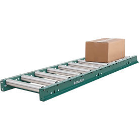 Global Industrial 24""W Heavy Duty Gravity Roller Conveyor 5'L 6"" Roller Center