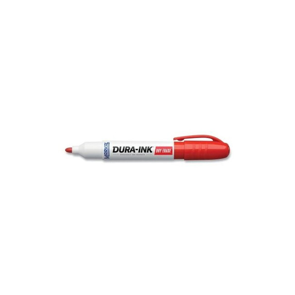 Dura-Ink® Dry Erase Marker, Red, 1/8 in, Felt