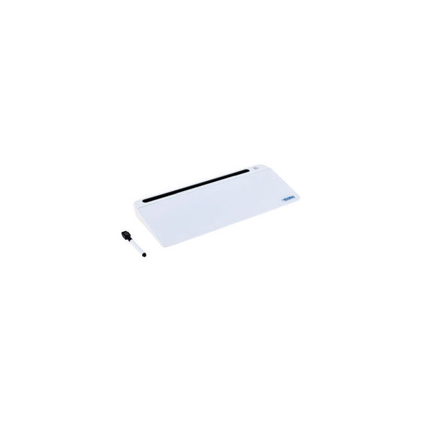 Global Industrial Desktop Glass Dry Erase Pad 18""W x 4""H