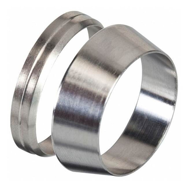 Brennan Industries Ferrule Set, Stainless Steel, 1/2 in N0319-S-08-SS