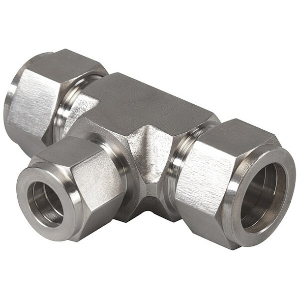 Brennan Industries Tee, SS, Comp 3/4", Comp 3/4", Comp 3/4" N2603-12-12-12-SS
