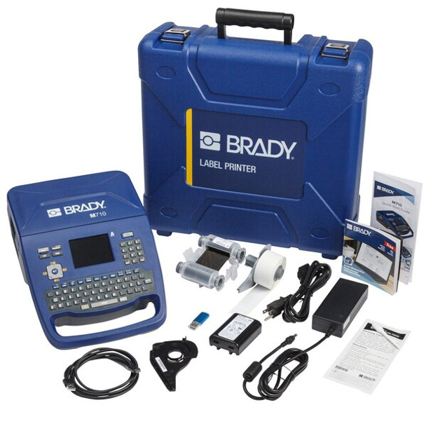 Brady Portable Printer, Single Color, 300 dpi M710-KIT