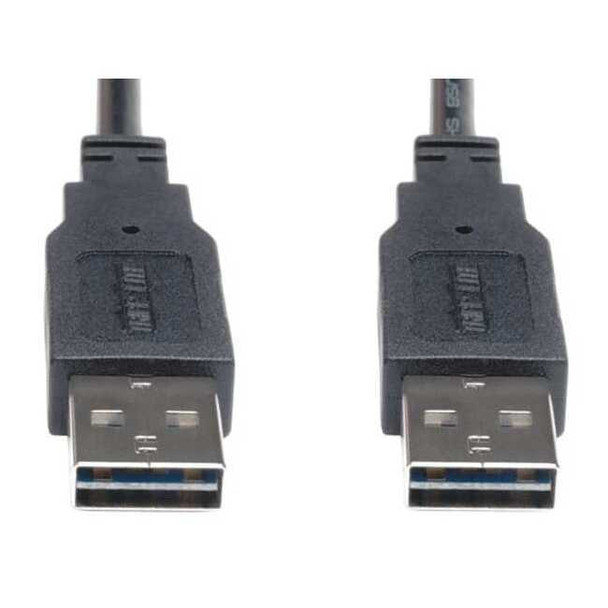 Tripp Lite Reversible USB Cable,Black,36in L UR020-003