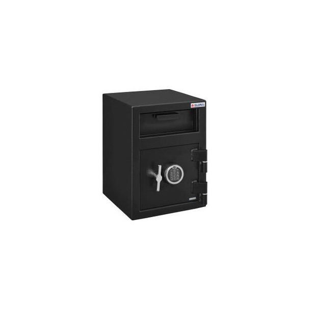 Global Industrial B-Rate Depository Safe Front Loading 1 Door Digital Lock 14Wx1