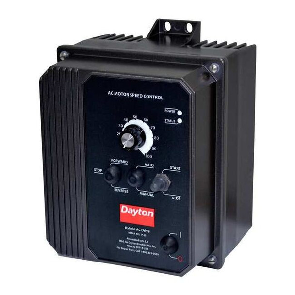 Dayton Variable Frequency Drive,3 HP,208-240V 13E636