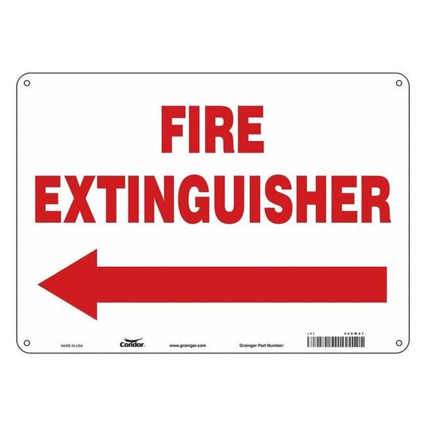 Condor Safety Sign,14" W,10" H,0.032" Thickness 469W41