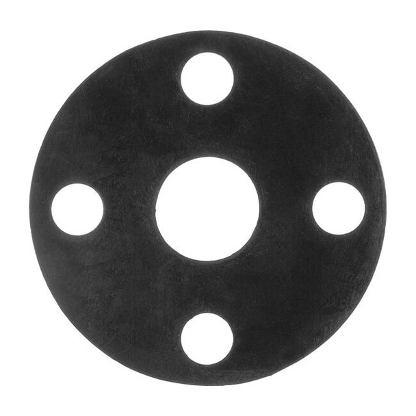 Full Face Buna-N Flange Gasket for 2" Pipe, 1/16" Thick, No 150