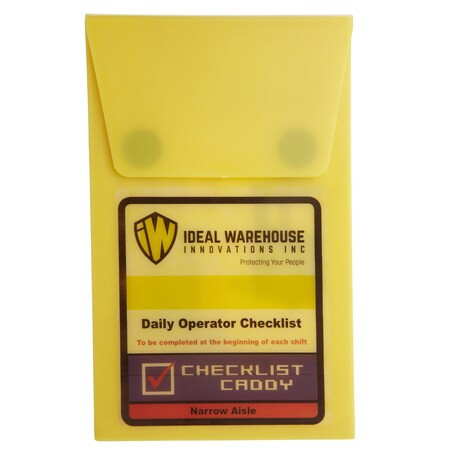 Ideal Warehouse Innovations Replacement Checklist Book,1 3/8" W,PK5 70-1072-CP