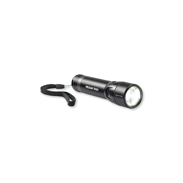 5000 Series LED Flashlights, 4-AAA Alkaline, High 586/Med 217/Low 20 Lumens, Black
