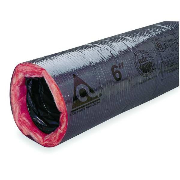 Atco Insulated Flexible Duct,180F,5000 fpm 17002514