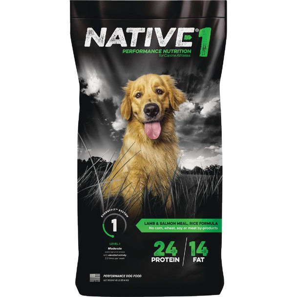 Native Level 1 Performance Nutrition 40 Lb. Dry Dog Food 3905