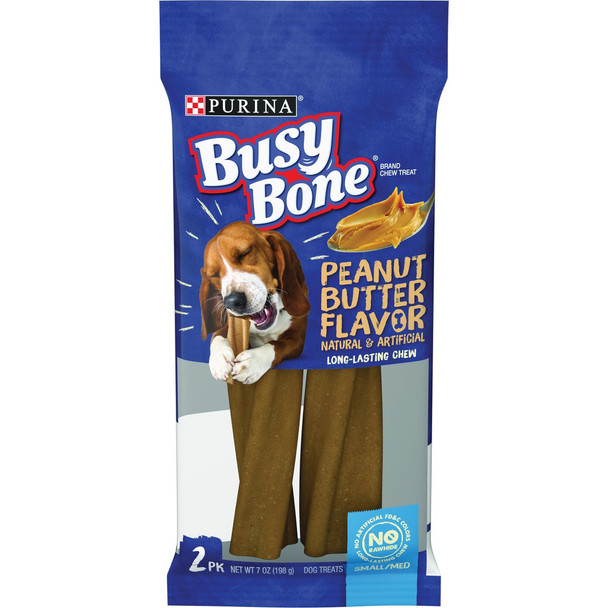 Busy Bone 2pk Sm/Med Pb Dog Chew 381921