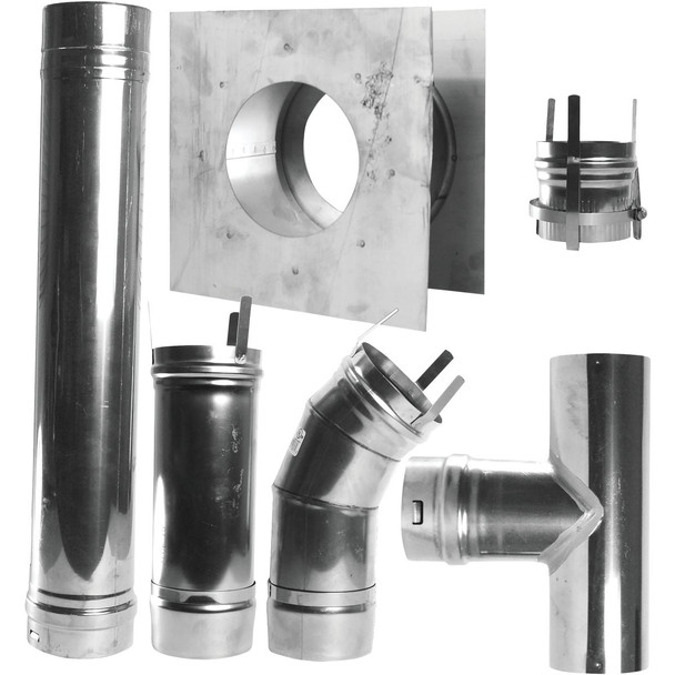 MR. HEATER Horizontal Garage Heater Vent Kit (7-Piece) F102860