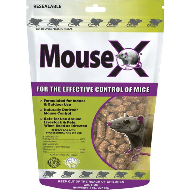MouseX Pellet Mouse Killer, 8 Oz. 620200-6D