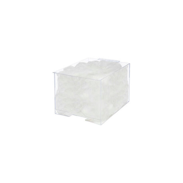 Global Industrial Acrylic Lab Coat & Isolation Gown Dispenser with Lid Clear
