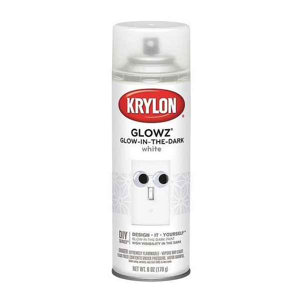 Krylon Spray Paint, White, Gloss, Solvent, 6 oz K03152007