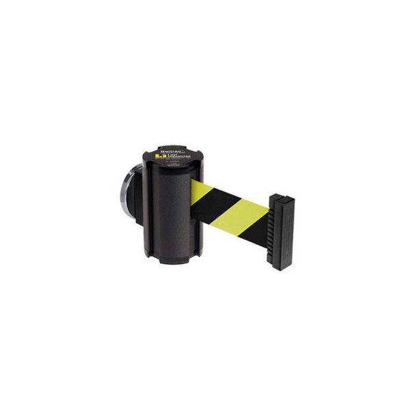 Lavi Industries Magnetic Retractable Belt Barrier Black Wrinkle Case W/10' Black