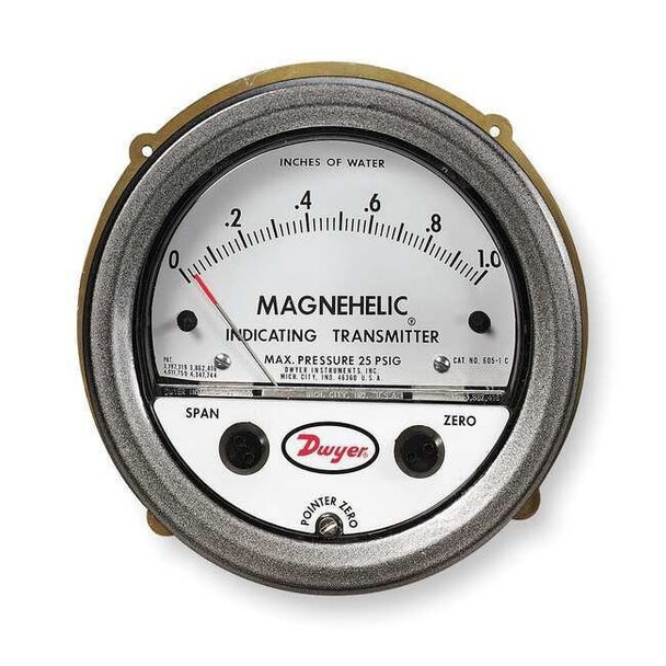 Dwyer Instruments Transmitter,Magnehelic 605-0