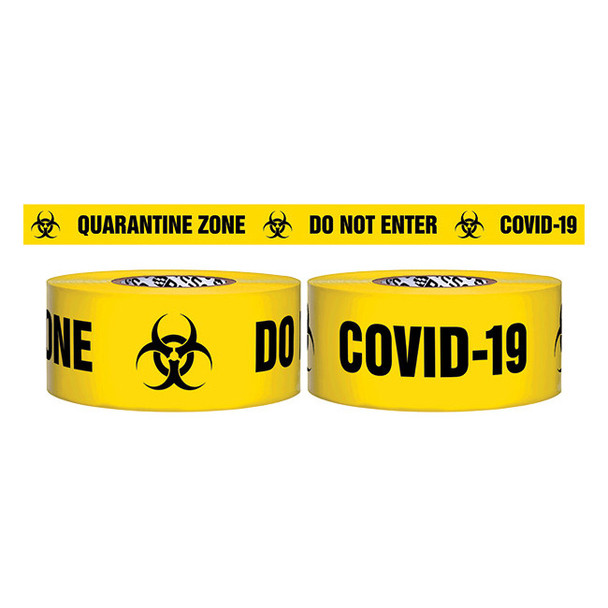 Presco Barricade Tape, Quarantine