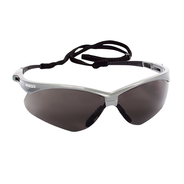 KleenGuard™ V30 Nemesis* Eyewear, Silver Frame, Smoke Anti-Fog Lens, 1/Each
