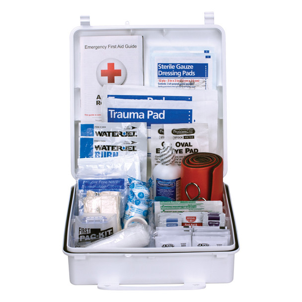 50-Person ANSI B Weatherproof First Aid Kit, Plastic, 1/Each