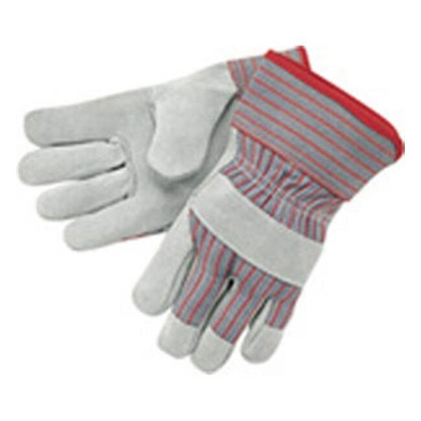 MCR Safety® Industry Standard Leather Palm Gloves, Gunn Pattern
