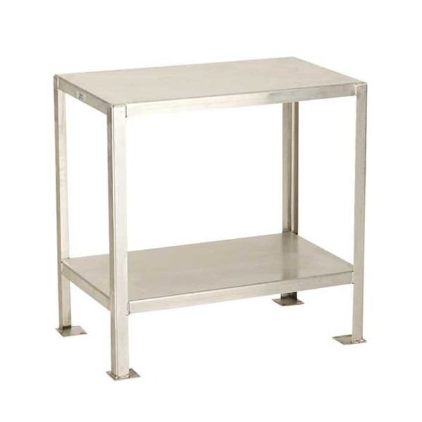 Jamco Fixed Work Table,SS,30" W,18" D XW130