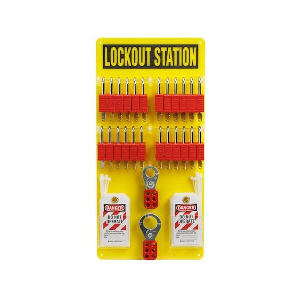 Brady Lockout Station,0.035" D,23.5" H,11.5" W 153688