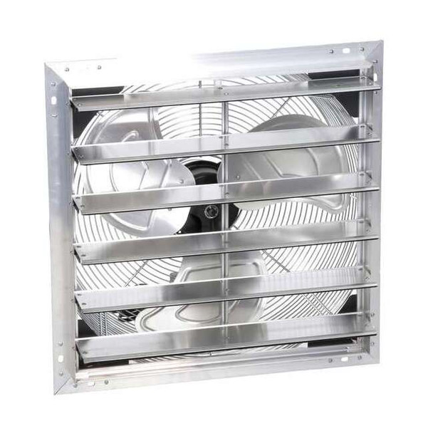 Airmaster Fan Shutter Mount Exhaust Fan, 16", 1 Speed, 1216 cfm, 115V 23012