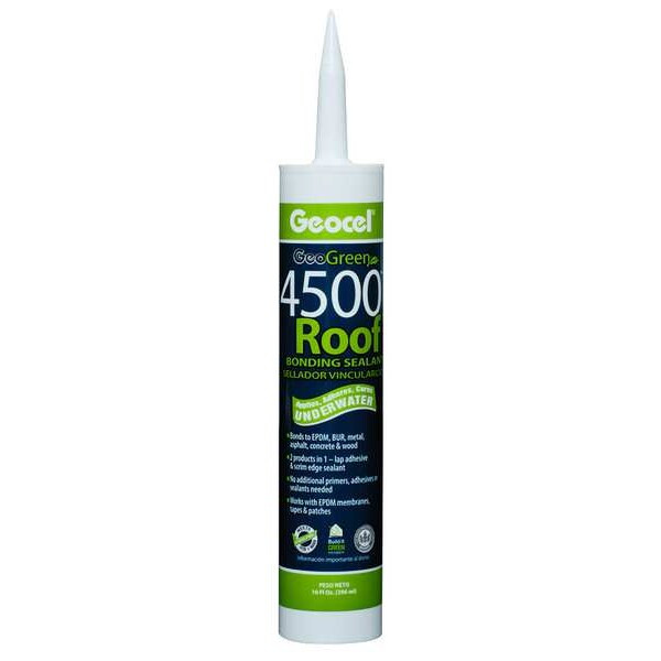 Geocel Sealant, 10 oz, Cartridge, Whites, Hybrid Base, 4500 GC55101