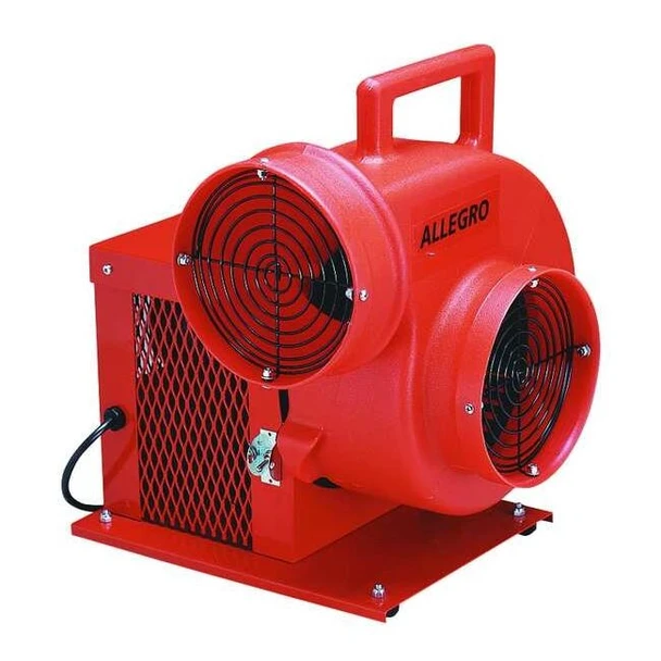 Allegro Industries Confined Space Blower,Orange,18 1/2" W 9504