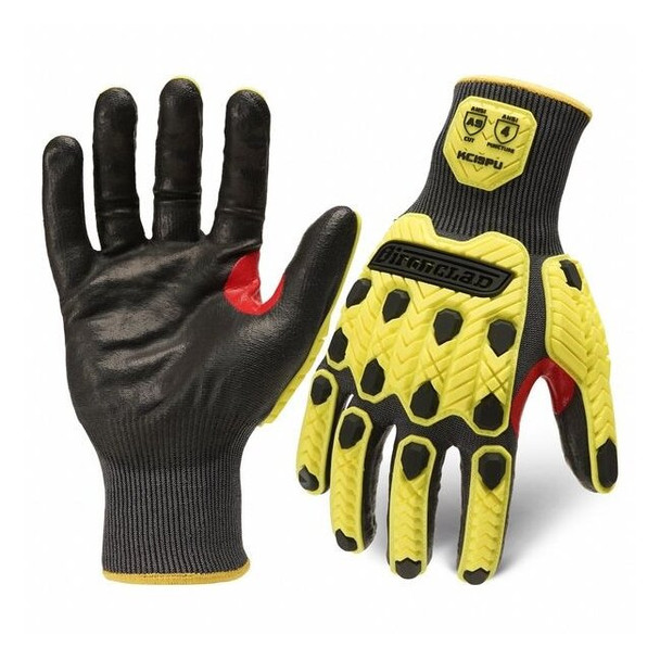 Knit Work Glove, Cut Level A9 ,Nitrile ,Smooth ,L 1 PR