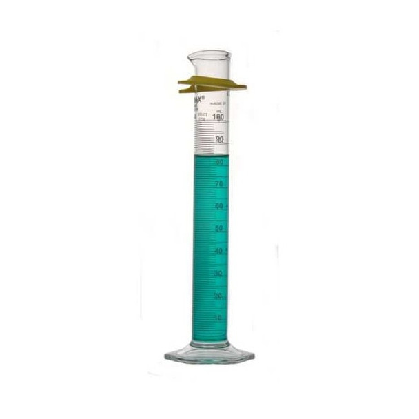 Kimble Chase Graduated Cylinder,255mm H,100mL,PK6 20028W-100