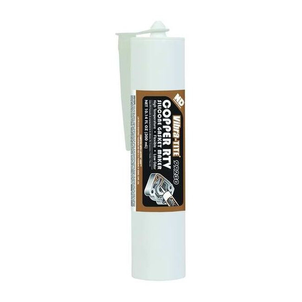 Silicone Gasket Sealant, 300 mL, Copper, Temp Range -65 to 700 Degrees F