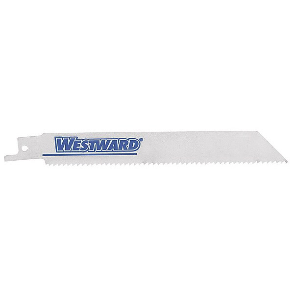 Westward 9 in x 18 TPI, Metal Cutting Reciprocating Saw Blade, 5 PK 24A577