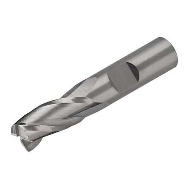 Micro 100 Carbide End Mill,Dia 3/8 In,Cut L 7/8 In EMS-375-4