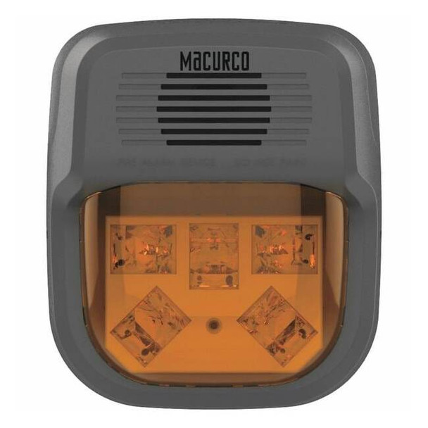 Macurco Horn and Strobe, Amber, For Commercial HS-A