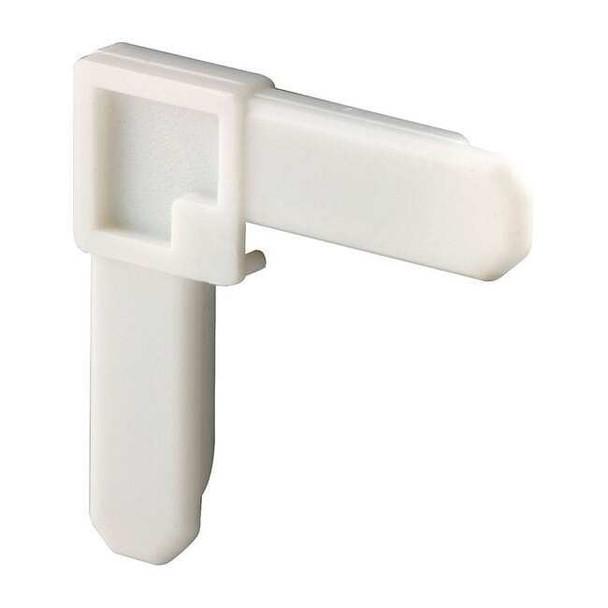 Plastic Screen Frame Corners, 5 in. x 3/4 in., White Finish, PK4