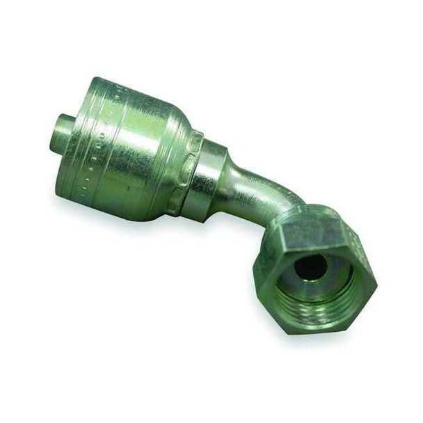 Eaton Aeroquip Crimp Fitting,90 deg,1/4" ID,11/16",FORS 1AA6FRB4
