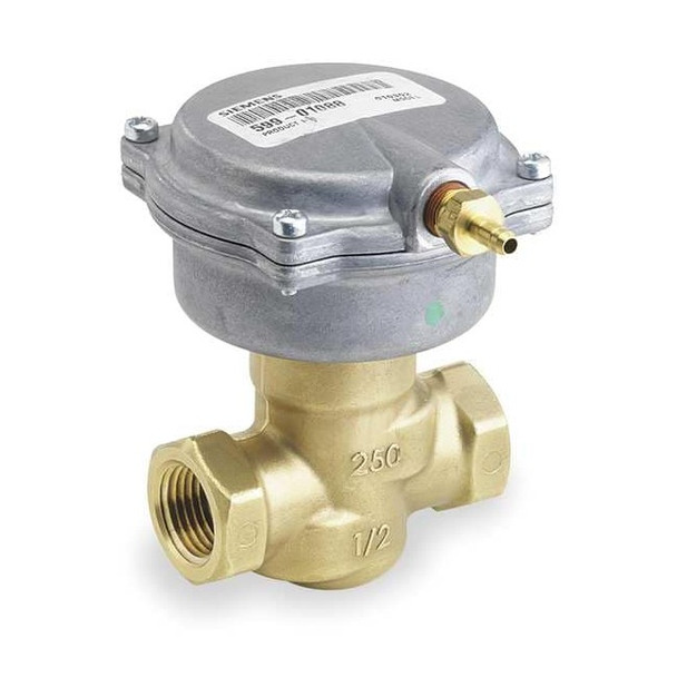 Siemens Pneumatic Control Valve, NC, Brass 256-02008