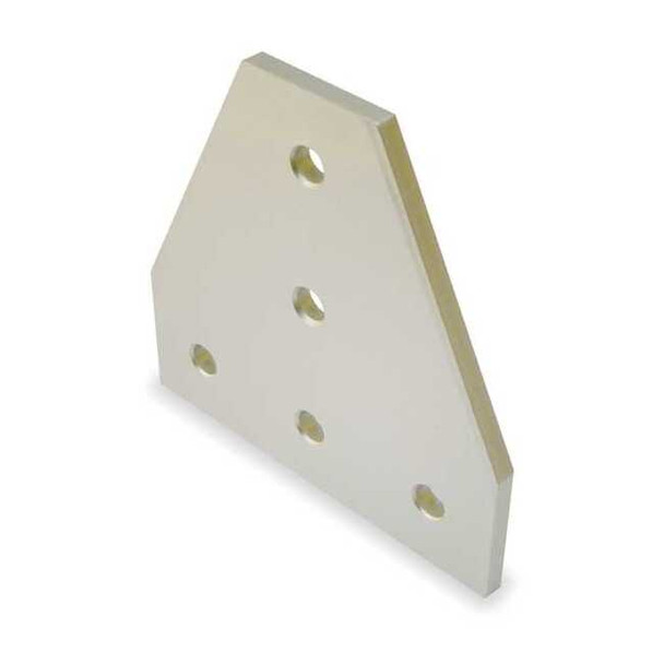 Faztek JoiningPlate,Alum,Silver,1/4in,41/2in 15JP4506