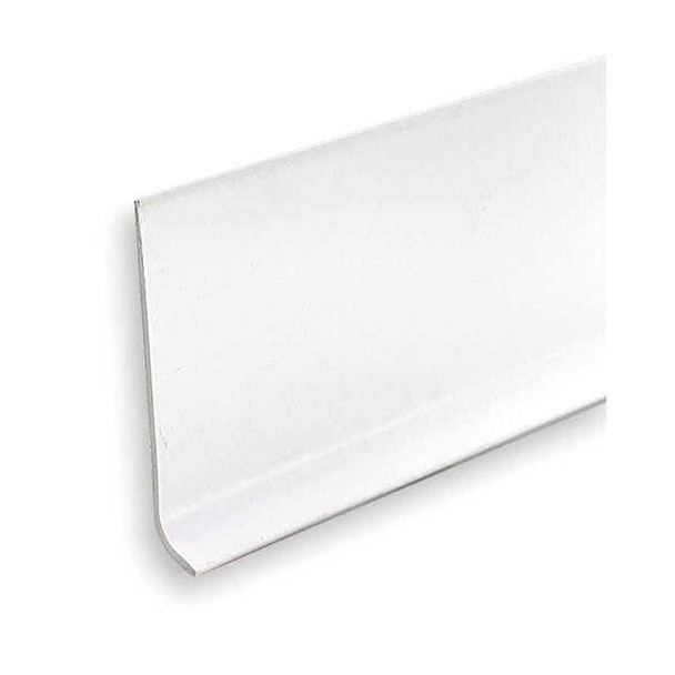 Manufacturer Varies Wall Base Molding, PVC Vinyl, White, 720 in L, 4 in H 2RRX3