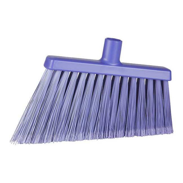 Remco 11 3/8 in Sweep Face Angle Broom, Soft, Synthetic, Purple 29168