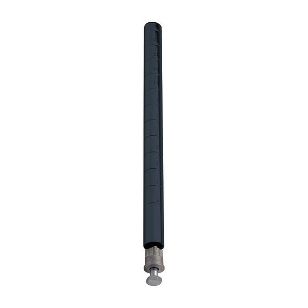 Quantum Storage Systems Wire Shlf Pst,39 inx1 in,Quick-Adjust P39BK