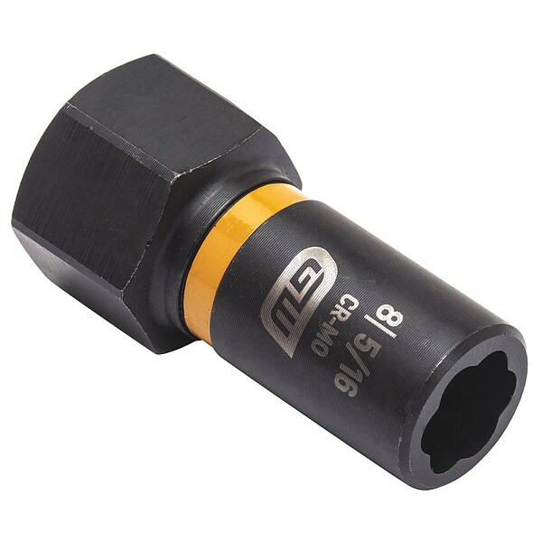 Gearwrench 1/4" Drive Bolt Biter Impact Extraction Socket 8mm (5/16") 84755