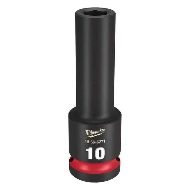10mm SHOCKWAVE Impact Duty 1/2 in. Drive Deep Well 6 Point Impact Socket